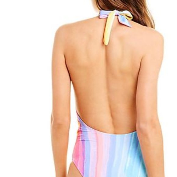 RACHEL Rachel Roy Wrap Front Swimsuit Small NWT - Picture 2 of 12